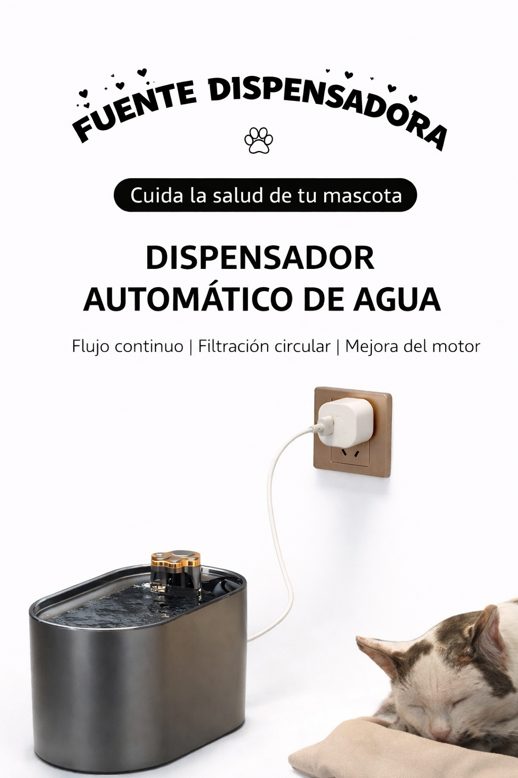 Bebedero Automático con Filtro