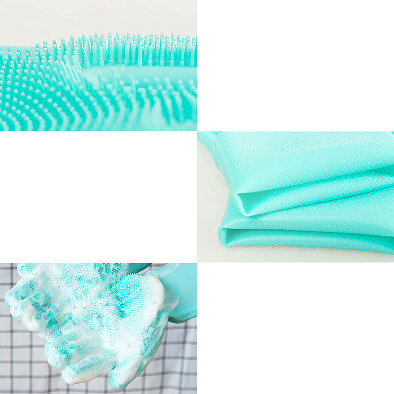 Guante de Grooming para Mascotas de Silicona