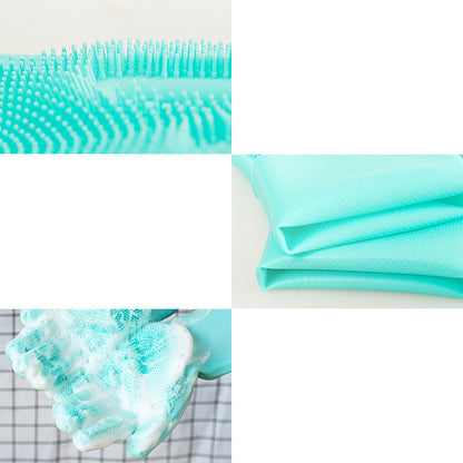 Guante de Grooming para Mascotas de Silicona