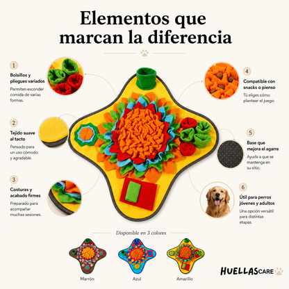 Alfombrilla de olfateo interactiva