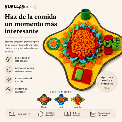 Alfombrilla de olfateo interactiva