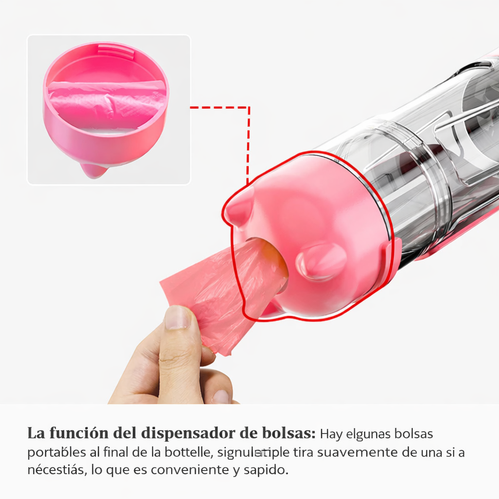 Botella Portátil 3 en 1
