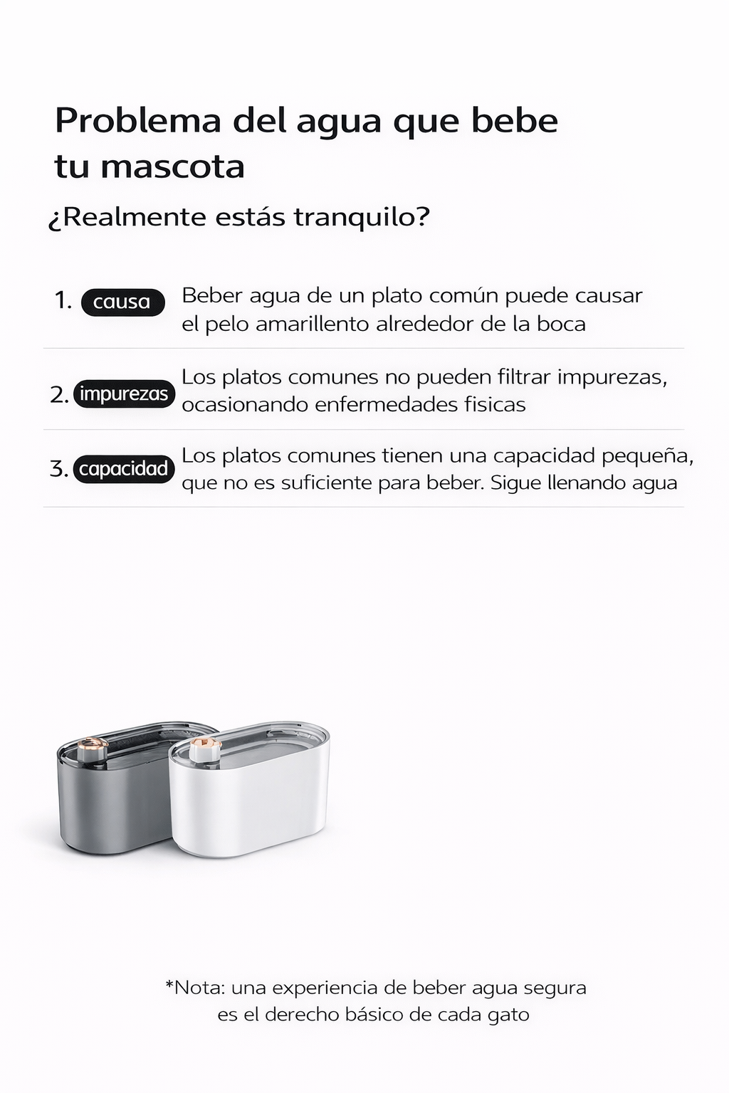 Bebedero Automático con Filtro