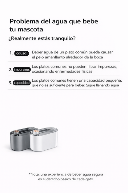 Bebedero Automático con Filtro