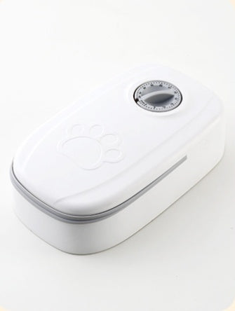 Comedero automático para mascotas, dispensador de comida inteligente para gatos y perros, temporizador, tazón de acero inoxidable, suministros para mascotas. Puedes poner le hasta un Maximo de 48 horas.