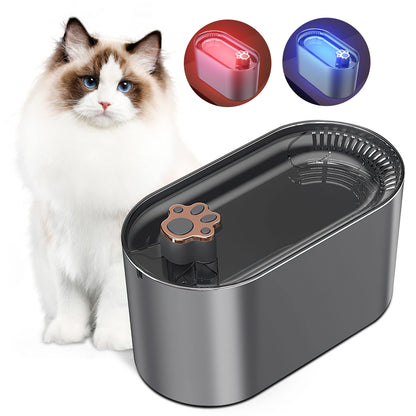 Fuente automática para gatos | Silenciosa y fácil de limpiar