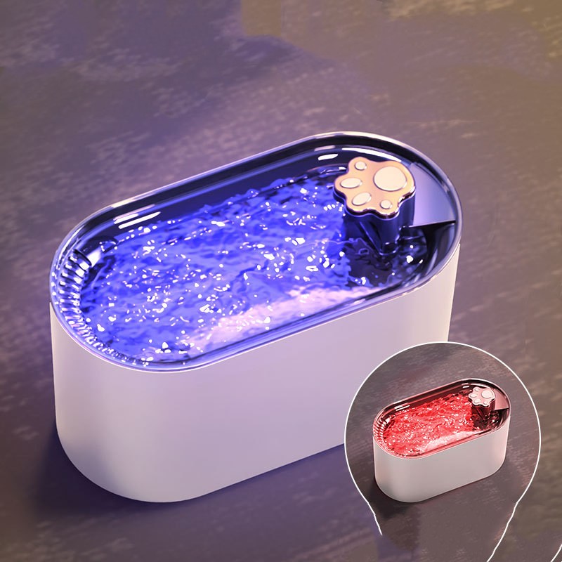 Fuente automática para gatos | Silenciosa y fácil de limpiar